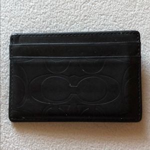 Coach card holder